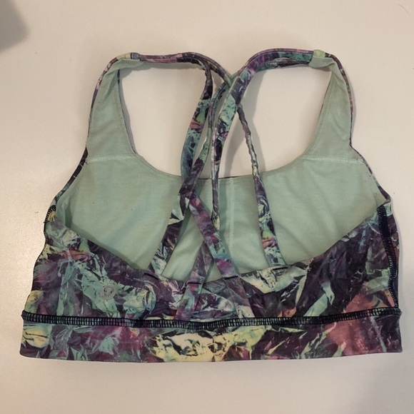 Lululemon Energy Bra in Iridescent Multi Size 4 - Picture 4 of 7
